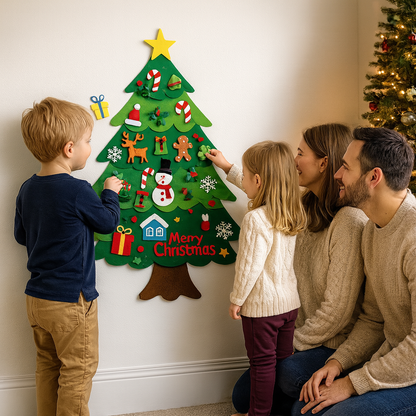 Árbol Mágico de Fieltro LumyKids™ + Luces (DE REGALO)